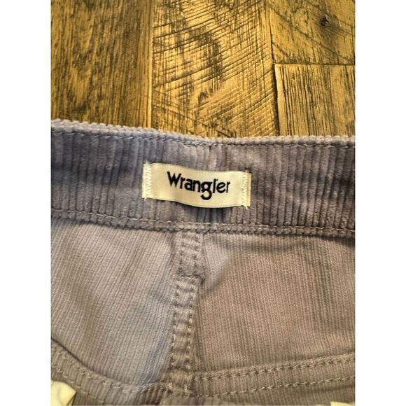 Wrangler Corduroy Light Blue/Purple Straight Leg Pants - Picture 3 of 8